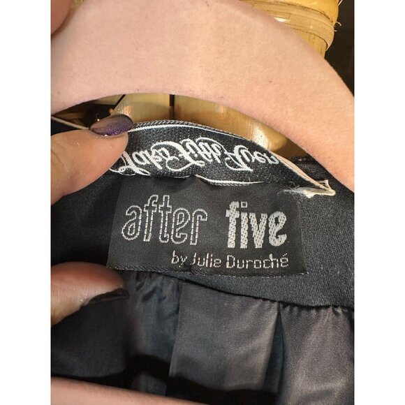 After Five By Julie Duroché Zebra Print Velvet Blazer Womens Size M - Picture 6 of 9